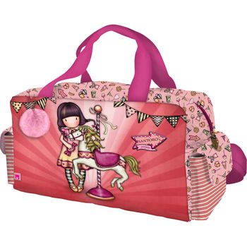 Bolsa De Deporte Gorjuss Carousel Salmón (44 X 25 X 19 Cm)