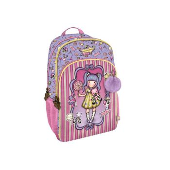 Santoro-mochila 3 Cremalleras Gorjuss Fairground First Prize 29x45x17cm, Multicolor (1110gj06) (safta)