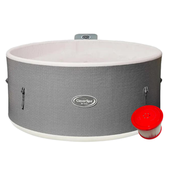 Partitura Redonda Inflable Spa 5 - Filtro Y Lona Incluidos | Diámetro: 200 Cm | Trendyflair