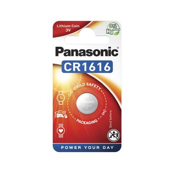 Panasonic Cr-1616el/1b Pila Doméstica Batería De Un Solo Uso Cr1616 Litio