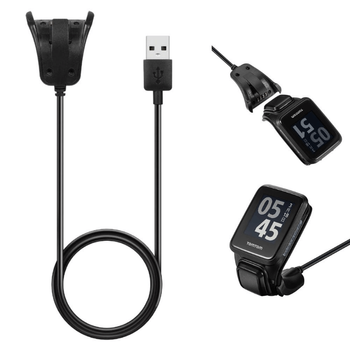 Charger Smartwatch Usb Charger Para Tomtom Spark 3 / Tomtom Runner 3 / Tom Tom Adventure