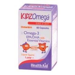 Kidz Omega Masticable 60 Caps Health Aid