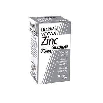 Gluconato De Zinc 90 Comp Health Aid