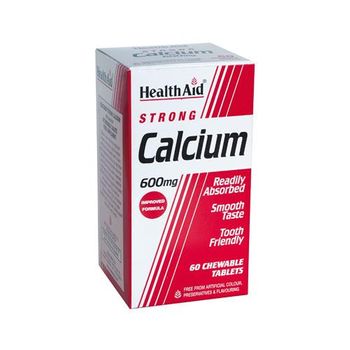 Calcio 600 Mg 60 Tabletas Health Aid