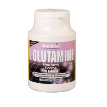 L-glutamina 500 Mg X 60 Comp Health Aid