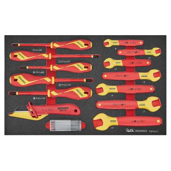 Tengtools 293170106 Bandeja Con 17 Herramientas Aisladas Tefxv17