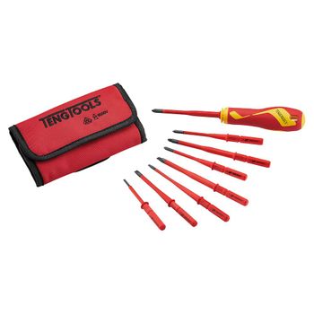 Tengtools 293080107 Juego De Destornillador Aislado Con 8 Puntas Mdv909n