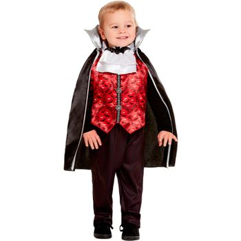 Fantasia Halloween Infantil Vampiro Completo Menino Conde Drácula Com  Sangue E Dentadura Dia Das Bruxas - Carrefour