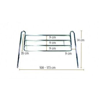 Par Barandillas Telescópicas De Cama Universales  Sunrise Medical