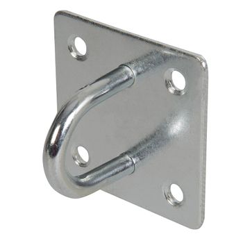 Placa Galvanizada Para Cadena Grillete, Galvanizado, 50 X 50 Mm - Neoferr...