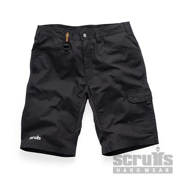 Scruffs T55450 Pantalón Corto Trade Flex, Color Negro