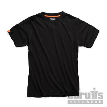 Scruffs T55473 Camiseta Manga Corta Eco Worker, Color Negro