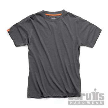 Scruffs T55480 Camiseta Manga Corta Eco Worker, Color Gris