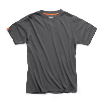 Scruffs T55481 Camiseta Manga Corta Eco Worker, Color Gris