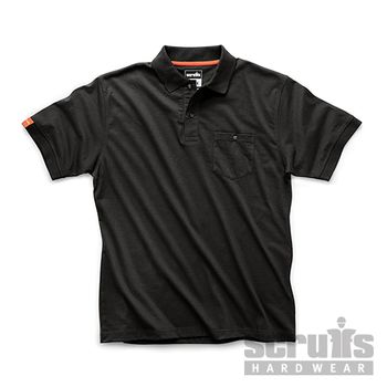 Scruffs T55459 Polo Eco Worker, Color Negro