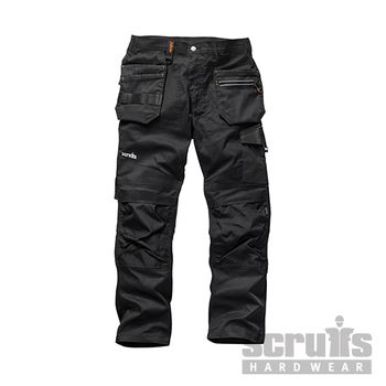 Scruffs T55677 Pantalón Trade Flex, Color Negro