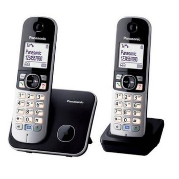 Panasonic KX-TG1612FRW - 2 teléfonos fijos inalámbricos DECT