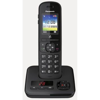 Panasonic Telefono Inalambrico Dect Negro Con Contestador - Kxtgh720frb