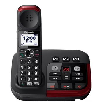 Panasonic Kx-tgm420exb Teléfono Teléfono Dect Identificador De Llamadas Negro