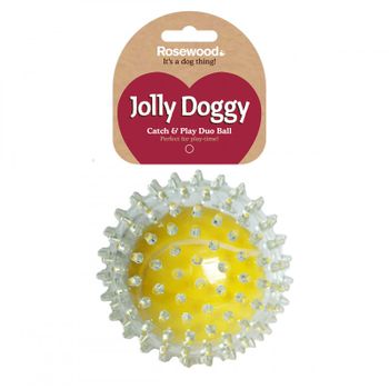 Juguete Para Perro Rosewood Jolly Doggy Pelota Tenis Pinchos 8cm