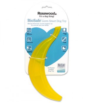 Juguete Para Perro Rosewood Biosafe Banana 23 Cm