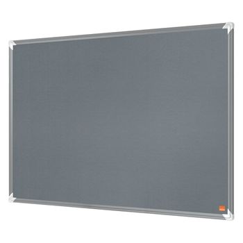 Nobo Tablón De Anuncios De Corcho Premium Plus 90x60 Cm Gris Nobo