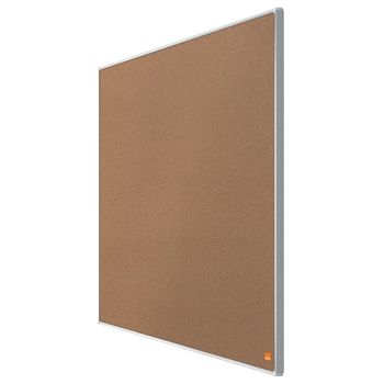 Tablón Anuncios De Corcho Impression Pro 90x60 Cm Marrón Natural Nobo