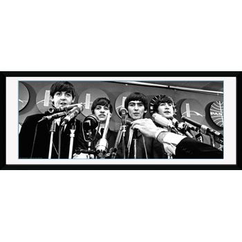 Fotografia Enmarcada The Beatles Interview