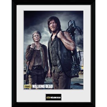 Fotografia Enmarcada The Walking Dead Carol And Daryl