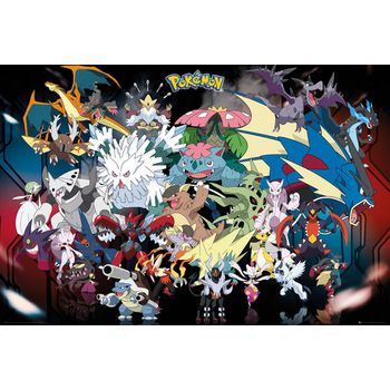 Maxi Poster Pokemon Mega