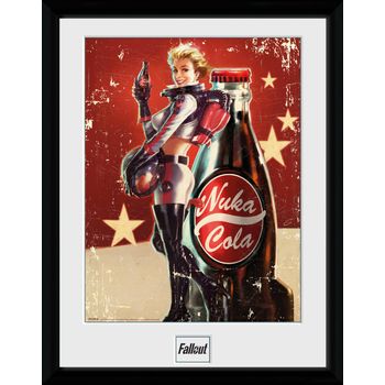 Fotografía Enmarcada Fallout 4 Nuka Cola 30x40 Cm