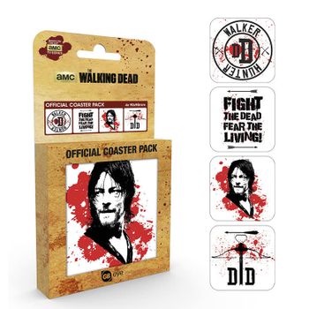 Pack De 4 Posavasos The Walking Dead Daryl