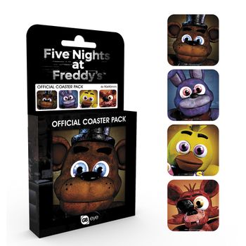 Pack De 4 Posavasos Five Nights At Freddys Personajes