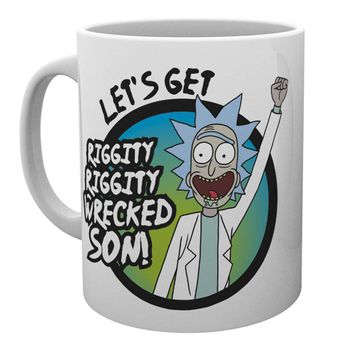 Taza De Ceramica Rick Y Morty Wrecked