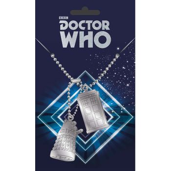 Placas Identificativas Doctor Who Tardis And Dalek