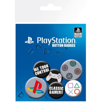 Pack De Chapas Playstation Clasica