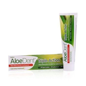 Pasta De Dientes Natural Aloe Vera Con Flúor Aloedent 100 Ml