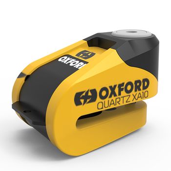 Oxford Candado Disco Con Alarma Quartz Xa10 10mm Amarillo/negro