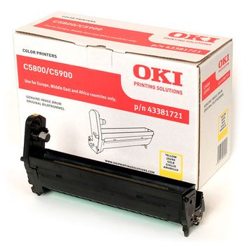 Oki Tambor Laser Amarillo C8 20.000 Paginas C/5800/5900/5550