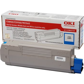 Oki Toner Laser Cian Tipo C11 6.000 Paginas C/5850/5950 Mc/5