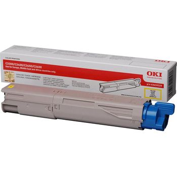 Oki Toner Laser Amarillo C9 2.500 Paginas C/3300/3400/3450/3