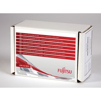 Fujitsu Con-cle-w24 Kit De Limpieza Para Computadora Escáner Paños Húmedos Para Limpieza De Equipos