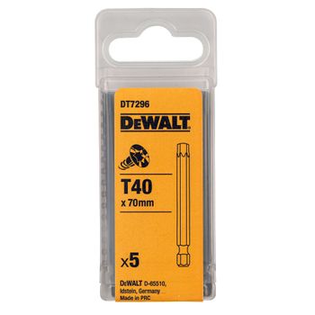 Dewalt Dt7296-qz - Puntas Para Tornillos Torx - 70 Mm Longitud.