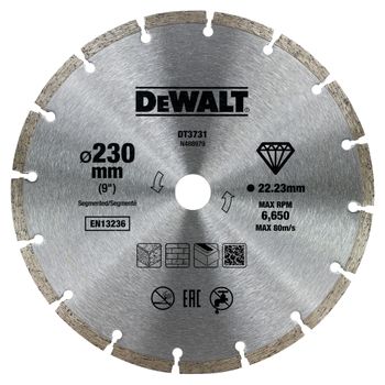 Dewalt Dt3731-qz - Disco De Diamante 230x22.2mm