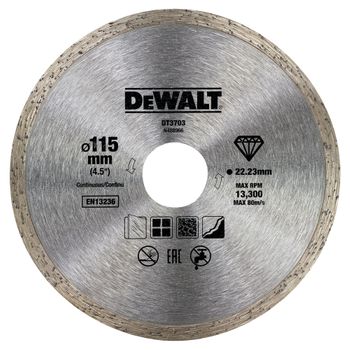 Dewalt Dt3703-qz - Disco De Diamante 115x22.2mm