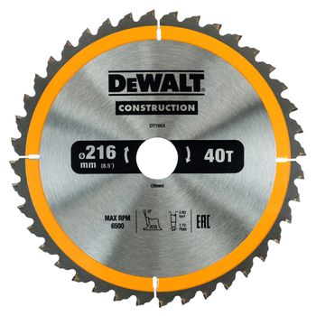 Dewalt Dt1953-qz - Hoja Para Construcción 216x30mm 40d