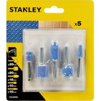 Muela Hta.elec Abr Eje 3mm Variadas Stanley 4 Pz