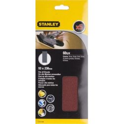 Hoja Lija Orbital 093x230mm No Perforadas Gr60 Stanley 5 Pz