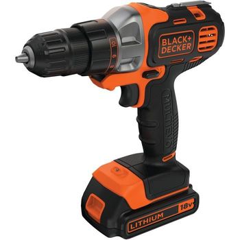 Taladro-atornillador A Batería 18v 1,5ah + Cargador Black + Decker