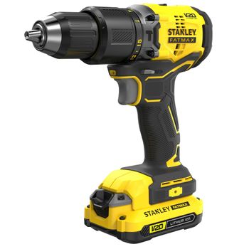 Stanley Taladro Percutor Brushless V20 18v 60nm Con 2 Baterías Li-ion 1,5ah